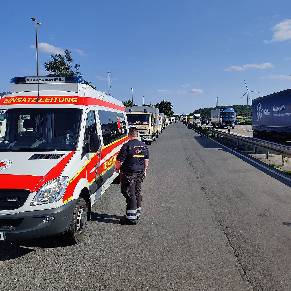 Meldung BRK Bereitschaft Undorf